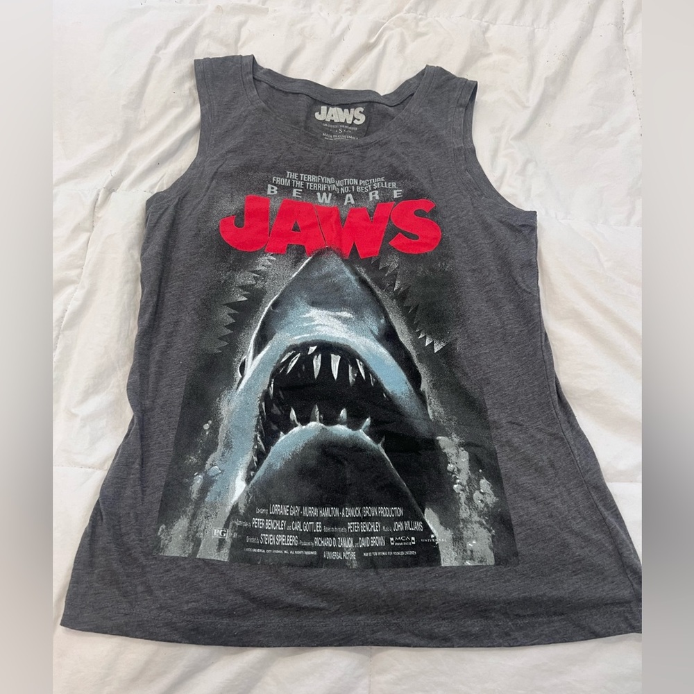 JAWS sleeveless tank top